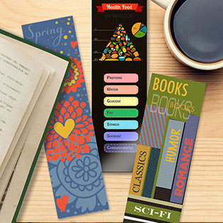 Custom bookmark printing - premium personalized bookmarks