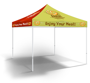 Custom printed event tents - with or without frame