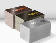 Foil business card printing