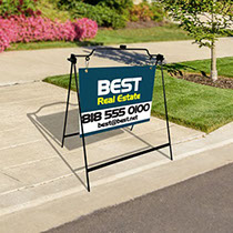 Sturdy, attractive hanging sign stand - Perfect for real estate signs