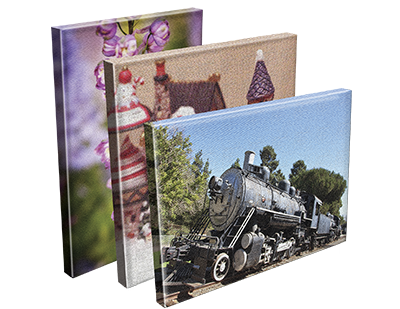 Feature those cherished photos with mounted canvas prints