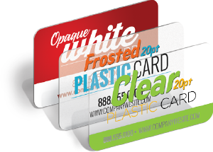 Sturdy & durable plastic cards